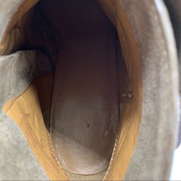 Coach Patricia Suede Ankle Booties in Fatigue/ Chestnut Size 6B - Picture 11 of 12